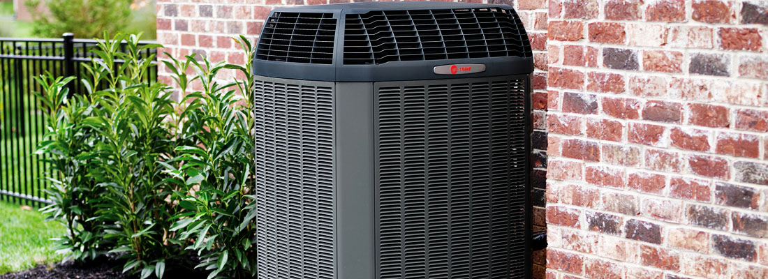 trane ac unit outside home