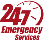 Logo 247 Emergency Services Red Copy